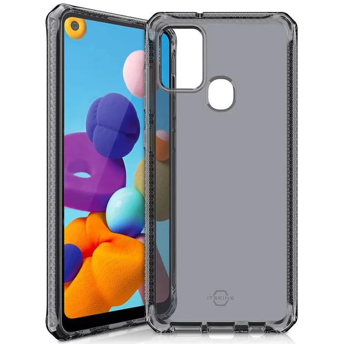 Itskins Spectrum Clear Phone Case for Samsung Galaxy A21s - Smoke by Itskins - Image 1