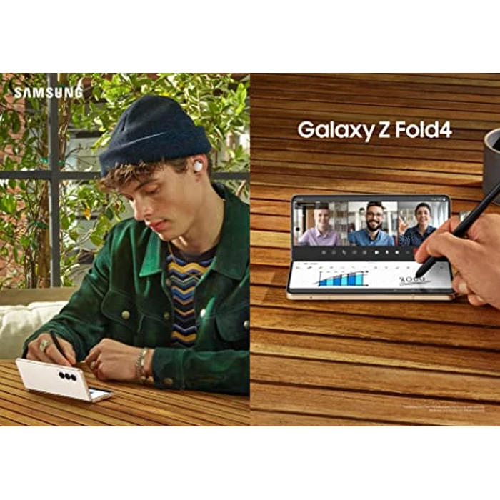 SAMSUNG Galaxy Z Fold 4 Cell Phone, Factory Unlocked Android Smartphone, 512GB, Flex Mode, Hands Free Video, Multi Window View, Foldable Display, S Pen Compatible, US Version, 2022, Phantom Black by Samsung - Image 5