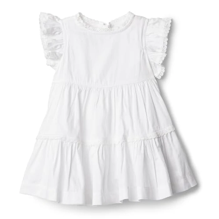 Amazon Essentials Baby Girls' Baby Girls' and Toddlers Woven Casual Dress, White, 24 Months by Amazon Essentials - Image 1