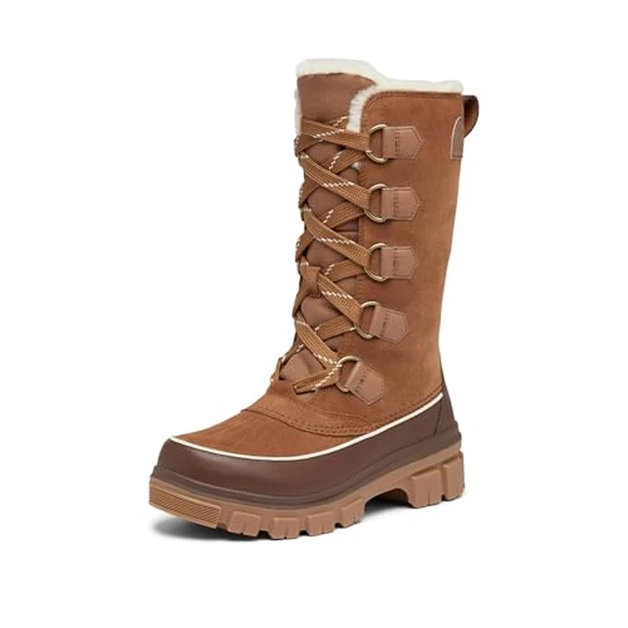 SOREL Women's Tivoli V Tall Waterproof Boot - Velvet Tan, Tobacco - 6.5 by Sorel - Image 1