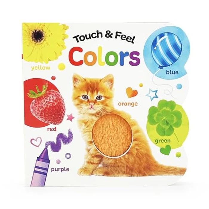 Touch and Feel Colors: Baby & Toddler Sensory Board Book (Touch & Feel) by Cottage Door Press - Used - Acceptable condition - US$2.19