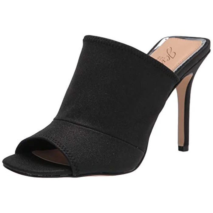 Jewel Badgley Mischka Women's Fontana Heeled Sandal, Black, 7.5 by Jewel Badgley Mischka - Used - Like New condition - CA$30.71