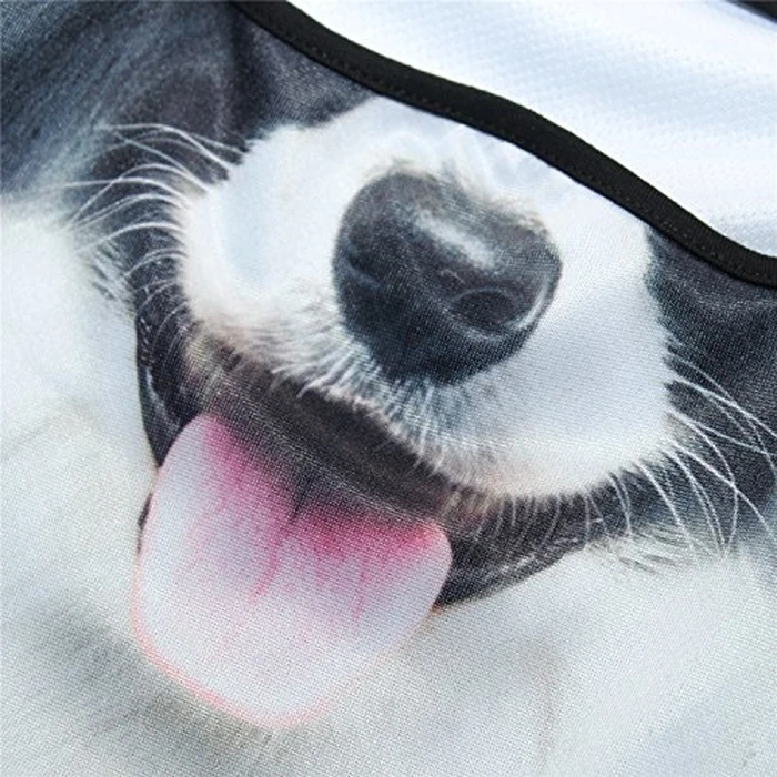 WTACTFUL 3D Animal Ears Balaclava Breathable Cover Hood Face Mask Sun Protection for Skiing Snowmobile Riding Hunting Music Festivals Raves Halloween Party Activities Border Collie Dog MEB-23 by WTACTFUL - Image 5