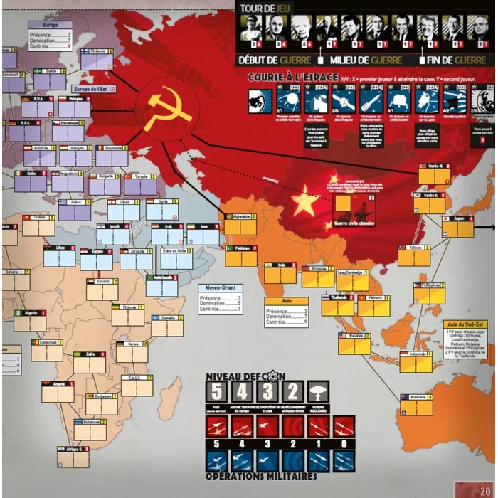 Pixie Games - Twilight Struggle - Wargame Stratégique - Jeu de Société Idéal Pour Toute la Famille - Pour Tous les Âges - De 1 à 2 Joueurs - Français PIX1108 by Pixie Games - Image 3