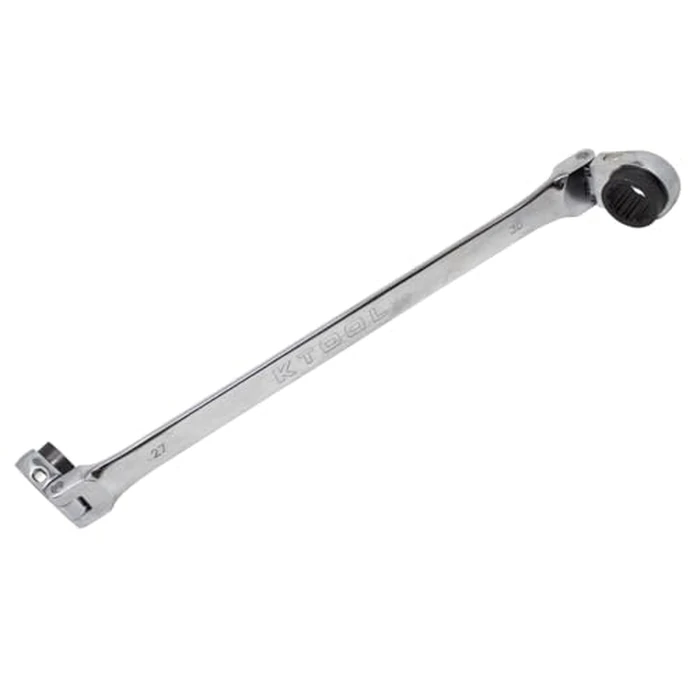 K Tool International XDDB27X30 Ratcheting Wrench Set, Extra Long Flexible Reversible Design, Dual Rotating Heads, Spline Plus Profile, Raised Box End, Tight Access Service by K Tool International - Image 7