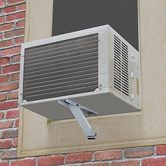 Window Air Conditioner Support Bracket,Relieves Weight Stress On The Window Frame A/C Safe Support Bracket Installs from Inside The House Built-in Bubble Level Window AC Mount Bracket up to 165lbs by gulrear - Image 8