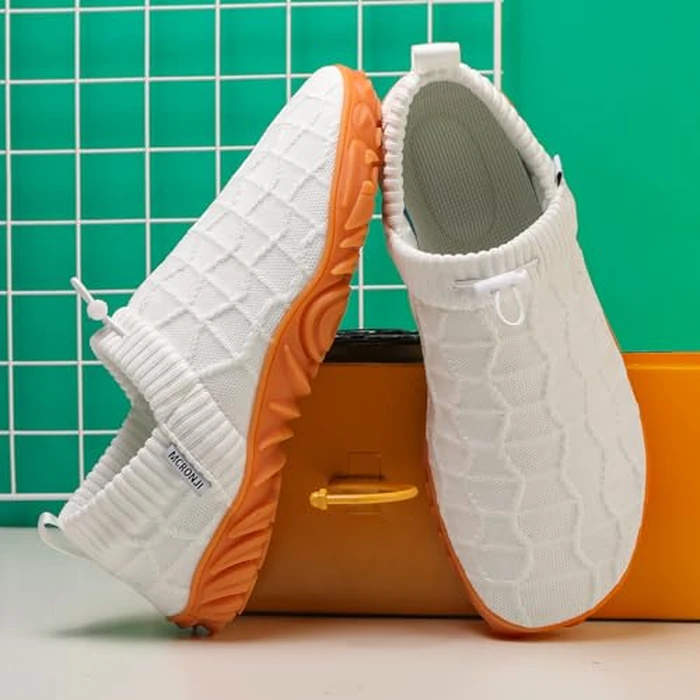 MCRONJI Barefoot Water Shoes, Minimalist Running Sneakers, Beach Outdoor Shoes, Men and Women White by MCRONJI - Image 2