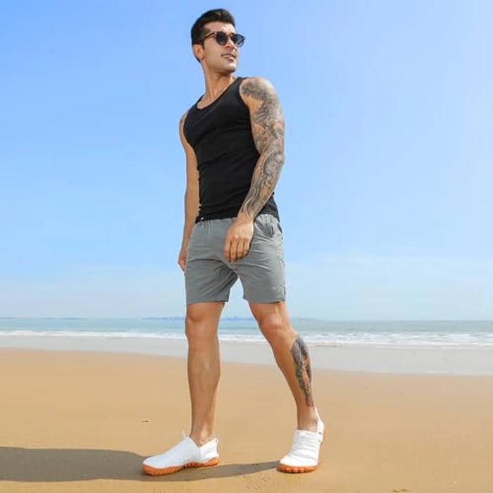 MCRONJI Barefoot Water Shoes, Minimalist Running Sneakers, Beach Outdoor Shoes, Men and Women White by MCRONJI - Image 5