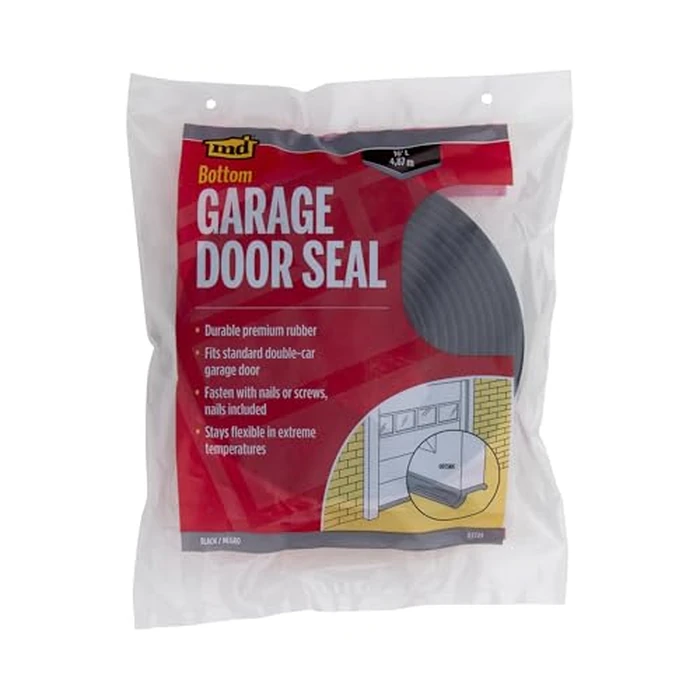 M-D Building Products 3749 Garage Door Bottom Rubber, 16 Feet, Black by M-D Building Products - Image 4