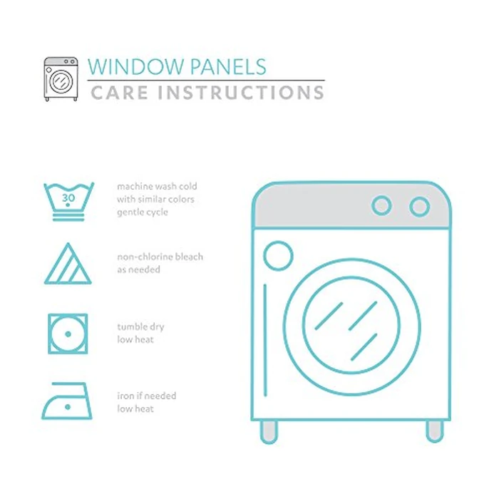 Lush Decor Insulated Knotted Tab Top Room Darkening Window Curtain Panels Pair 52"W x 84"L Wheat - Long Living Room Curtains - Beige Bedroom Curtains by Lush Decor - Image 8