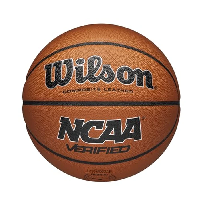 WILSON NCAA Verified Indoor/Outdoor Basketball - Brown/Black, Size 6-28.5" by WILSON - Used - Very Good condition - US$30.68