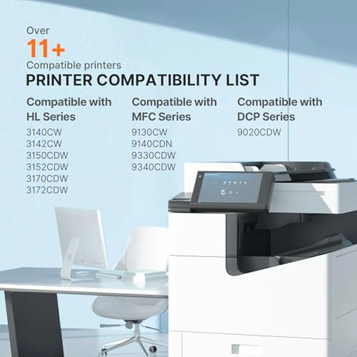 E-Z Ink Compatible Toner Cartridge Replacement for Brother TN221 TN225 Toner to Use with MFC-9130CW HL-3170CDW HL-3180CDW MFC-9340CDW MFC-9330CDW (1 Black 1 Cyan 1 Magenta 1 Yellow,4 Pack) by E-Z Ink - Image 4