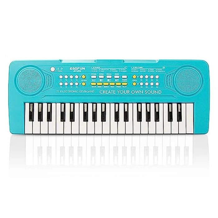 Keyboard Piano for Kids, BIGFUN 37 Keys Toddler Piano Multifunction Music Educational Instrument Toy, Electronic Kids Keyboard for 3-7 Year Old Girls and Boys (Blue) by BIGFUN - Used - Very Good condition