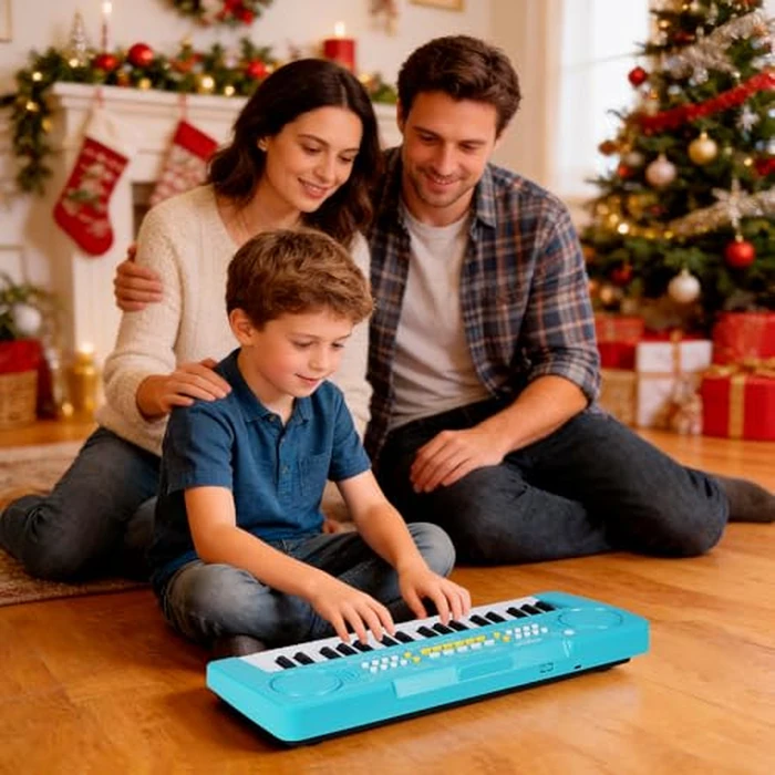 Keyboard Piano for Kids, BIGFUN 37 Keys Toddler Piano Multifunction Music Educational Instrument Toy, Electronic Kids Keyboard for 3-7 Year Old Girls and Boys (Blue) by BIGFUN - Image 6