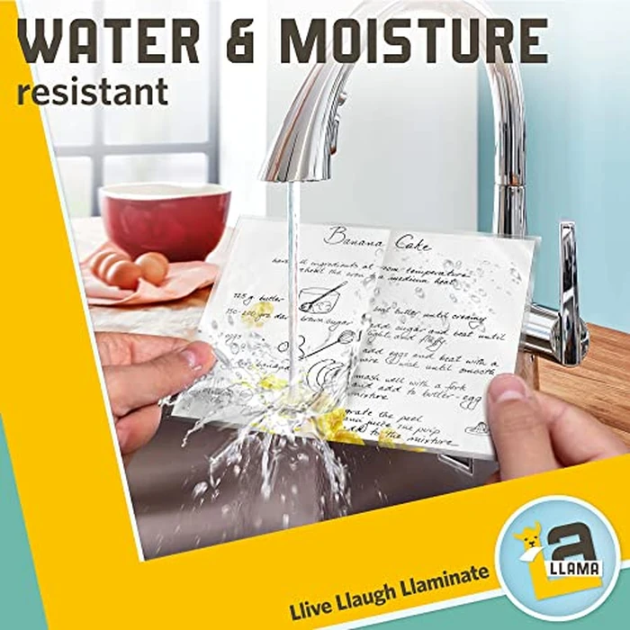 Matte Thermal Laminating Pouches, 9 x 11.5 Inches, 3 Mil Thick, Matte Finish, 50 Pack, Fitted for Letter Size Laminating Sheets 8.5 x 11 by LA LLAMA - Image 4