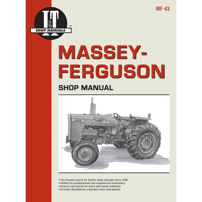 Massey Ferguson Shop Manual Models MF255 MF265 MF270 + (Manual Mf-43) by Haynes - Image 1