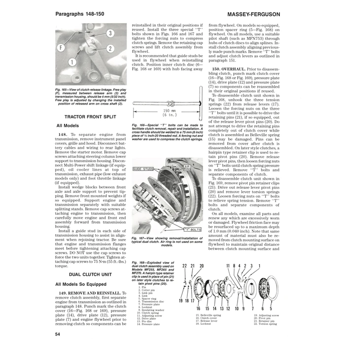Massey Ferguson Shop Manual Models MF255 MF265 MF270 + (Manual Mf-43) by Haynes - Image 5