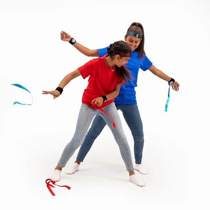 Fat Brain Toys Ribbon Ninja Game - Active Ribbon-Snatching Indoor or Outdoor Ninja Kids Toys for Kids & Teens by Fat Brain Toys - Image 3