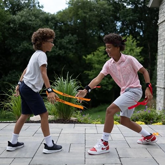 Fat Brain Toys Ribbon Ninja Game - Active Ribbon-Snatching Indoor or Outdoor Ninja Kids Toys for Kids & Teens by Fat Brain Toys - Image 8