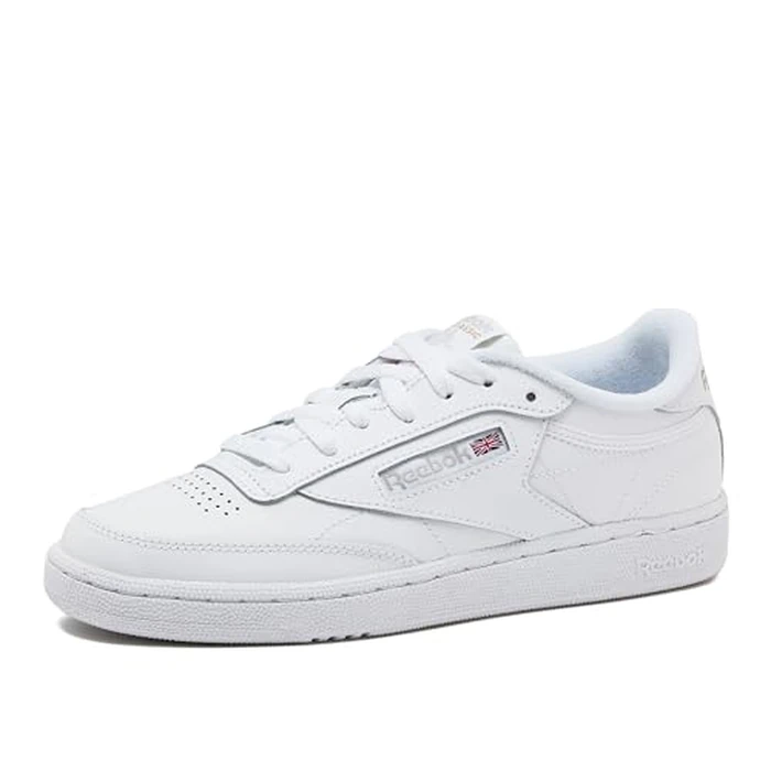 Reebok Classics Women's Club C 85, White/Light Grey, 5.5 M US by Reebok - Used - Like New condition
