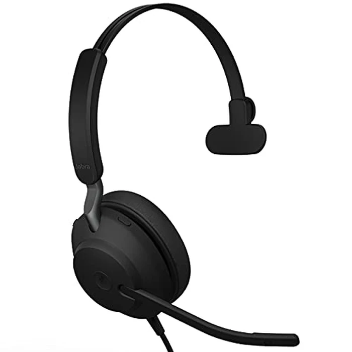 Jabra Evolve2 40 UC Wired Headphones, USB-A, Mono, Black - Telework Headset for Calls and Music, Enhanced All-Day Comfort, Passive Noise Cancelling Headphones, UC-Optimized with USB-A Connection by Jabra - Used - Very Good condition - US$69.95