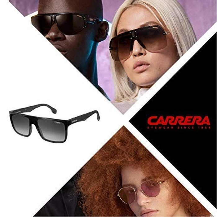 Carrera unisex adult Carrera 5039/S Sunglasses, Black/Dark Gray Gradient, 58mm 16mm US by Carrera - Image 8