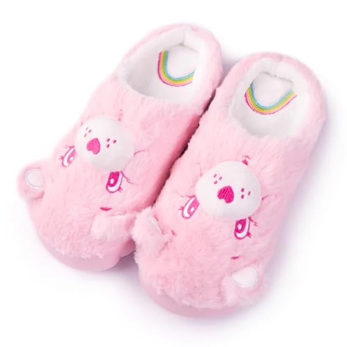 Cozy Plush and Terry Memory Foam Indoor Outdoor Soled Slipper in sizes S-XL by Care Bears - Used - Like New condition - US$14.10