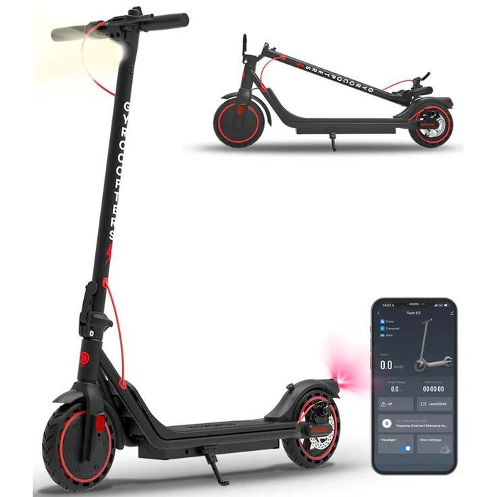 Gyrocopters Flash 6.0 Electric Scooter - Black by Gyrocopters - Refurbished - Excellent condition
