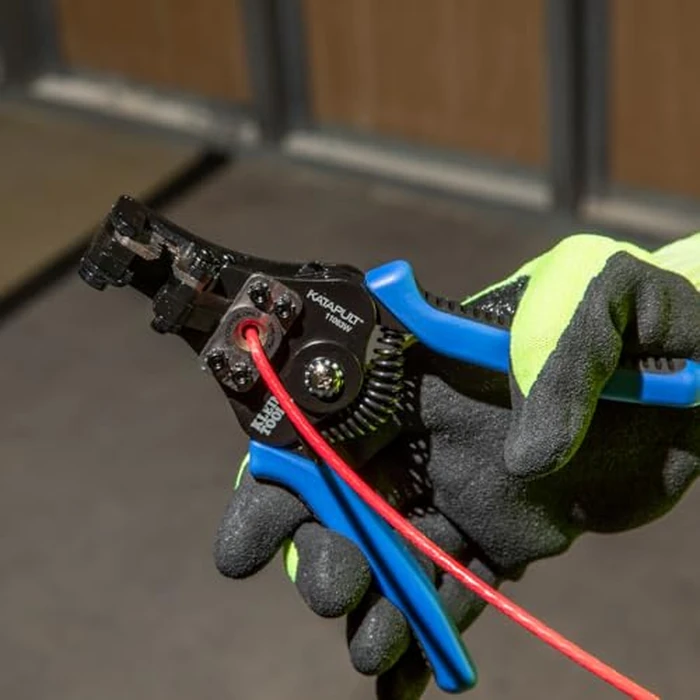 Klein Tools 11063W Wire Cutter/Stripper, Heavy Duty Automatic Tool for 8-20 AWG Solid and 10-22 AWG Stranded Electrical Wire by KLEIN TOOLS - Image 8