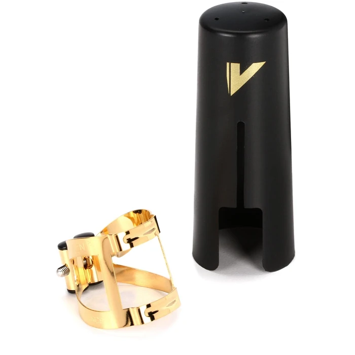 VANDOREN Alto Sax Gold M/O Ligature & Plastic Cap, LC57DP by VANDOREN - Used - Acceptable condition - CA$43.70