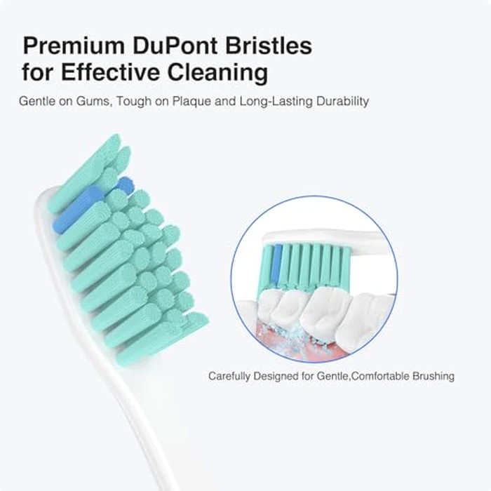 BOVVSLE Replacement Toothbrush Heads for Philips Sonicare Replacement Heads E-Series, Essence, Electric Replacement Brush Head for Phillips Sonicare E Series, for Philips Sonic Care Toothbrush,6 Pcs by BOVVSLE - Image 3