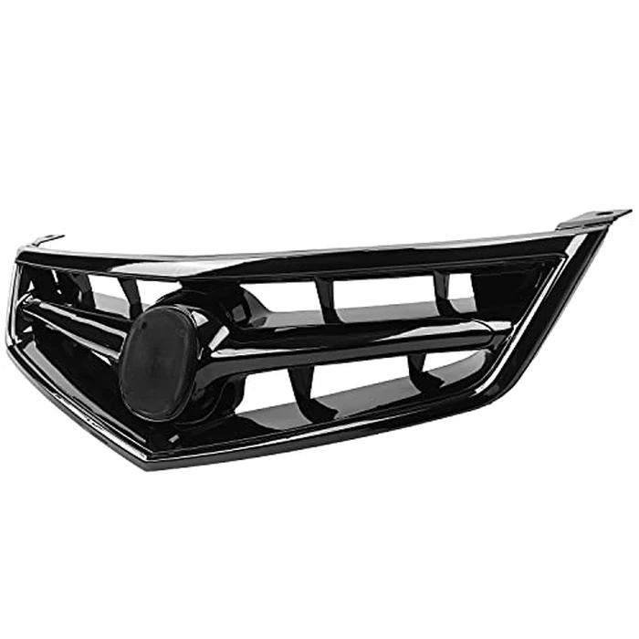ECOTRIC Front Grille Bumper Compatible with 2006-2008 Honda Acura TSX w/o Emblem Replacement for #AC1200112 71121SECA02ZA 71122SECA02 Black by ECOTRIC - Used - Like New condition