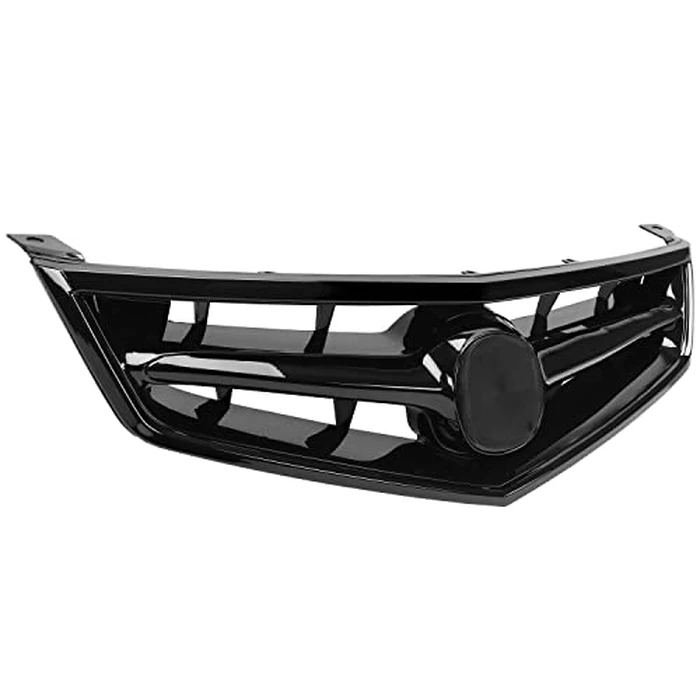 ECOTRIC Front Grille Bumper Compatible with 2006-2008 Honda Acura TSX w/o Emblem Replacement for #AC1200112 71121SECA02ZA 71122SECA02 Black by ECOTRIC - Image 2