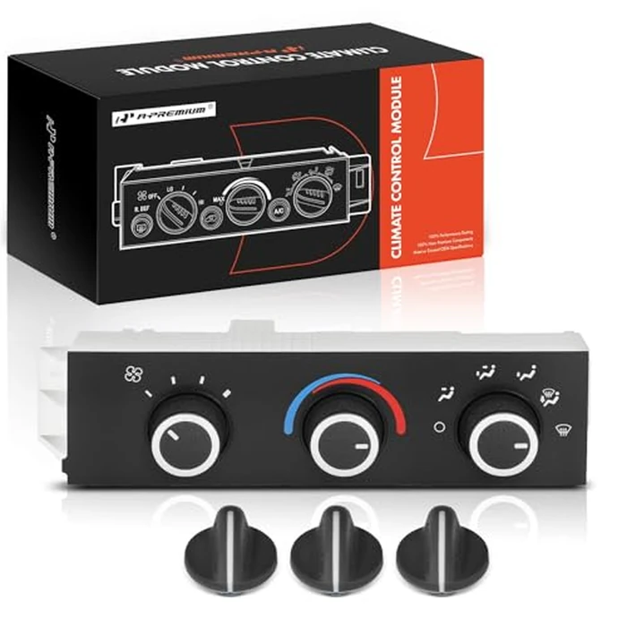 A-Premium A/C Heater Climate Control Panel Module Compatible with Chevrolet & GMC Vehicles - 2001-2014 Express Savana 1500, 2001-2024 Express Savana 2500 3500, 2022-2024 Express Savana 4500 by A-premium - Used - Good condition - CA$38.95