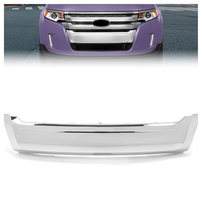 HECASA Front Lower Grille Trim Compatible with 2011-2014 Ford Edge Replacement for FO1087132 BT4Z-8200-E BT4Z8200E Chrome Grille Molding 1Pc by HECASA - Used - Very Good condition - US$22.65