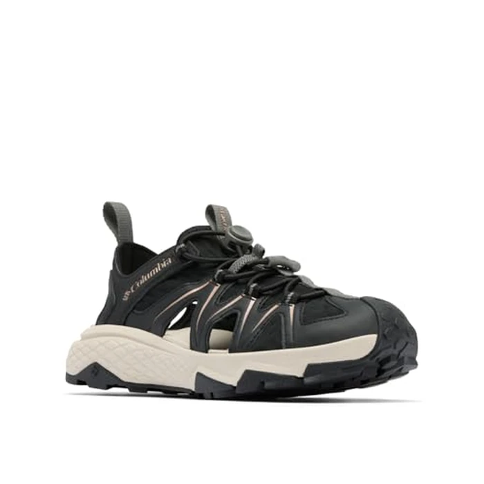 Columbia Women's Peakfreak Rush Shandal, Black/Rose Metallic, 7 by Columbia - Image 1