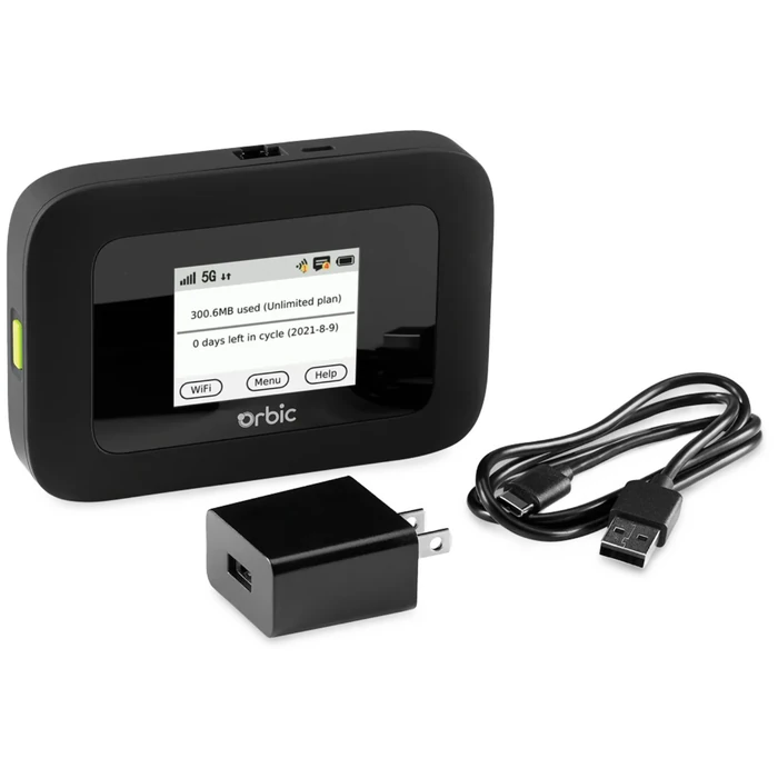Orbic R500L5 0 [R500LG] Speed 5G UW Mobile Hotspot (Verizon) - Black by Orbic - Image 6