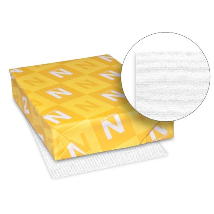 Neenah Classic Laid Writing Paper, Letter 8.5 x 11 Inches, 24 lb., Avon Brilliant White 97 Brightness, 500 Sheets (06511) by Neenah - Image 2