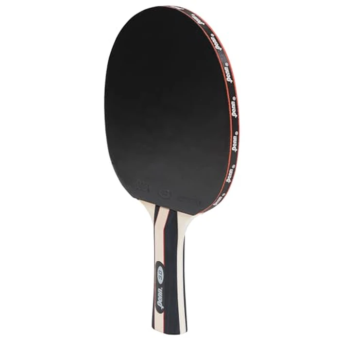 Penn 3.0 Competition Ping Pong Paddle - Red/Black Wood, Pack of 1 - Competition Rubber for Spin in Table Tennis - 5-Ply Blade for Fast Play on Ping Pong Tables - Concave Handle for Outdoor Games by EastPoint Sports - Used - Like New condition - US$7.38