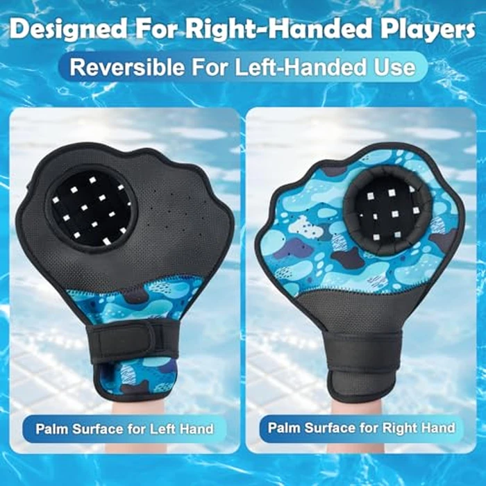 TTQ Water Baseball Ball and Gloves Set for Pool & Beach Games - Adjustable Ambidextrous Baseball-Style Mitts with Water Bouncing Ball for Summer Outdoor Water Sport by TTQ - Image 6