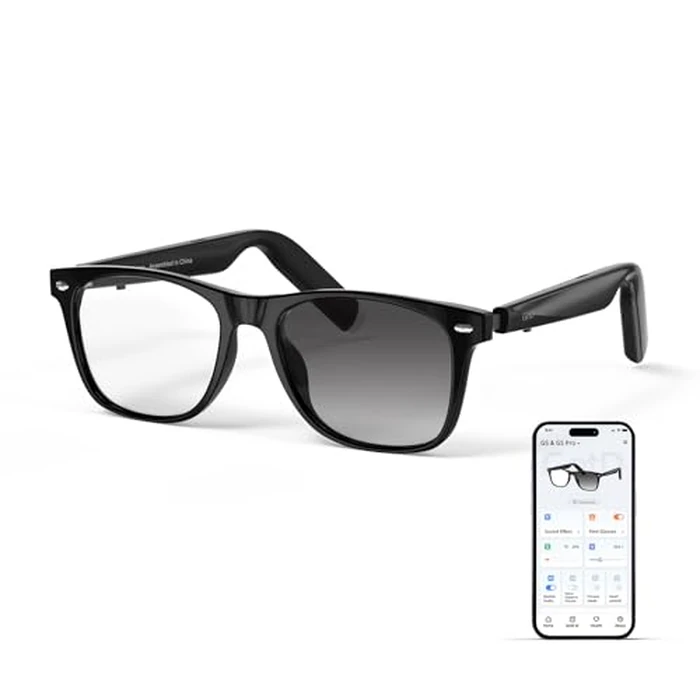 GetD 2026 AI Glasses for Men & Women, Smart Glasses Powered by ChatGPT, AI Real-time Translation with 145 Languages, 11H Music Play, Bluetooth Glasses with Photochromic Lens for Daily Use, Travel by GetD - Used - Good condition - US$46.46