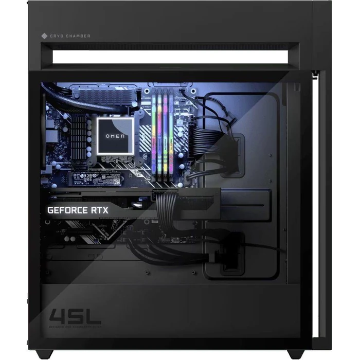 HP Omen 45L Gaming Desktop - Intel Core Ultra 9 285K 3.2GHz - 1TB - Shadow Black - 32GB RAM by HP - Image 4