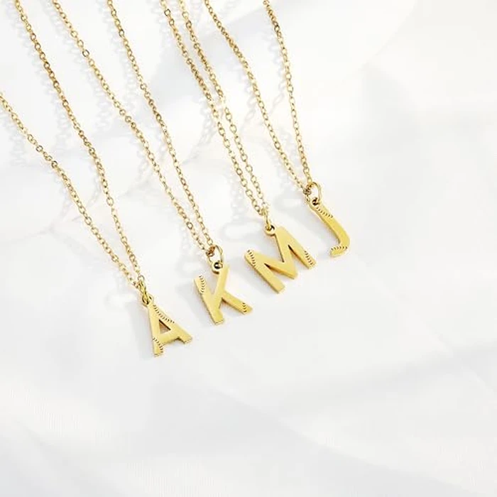 RUOOUY Softball Initial Necklace for Women 18K Gold Plated A-Z Letter Pendant Softball Jewelry Sports Accessories Christmas Gift for Girlfriend Daughter（D） by RUOOUY - Image 4