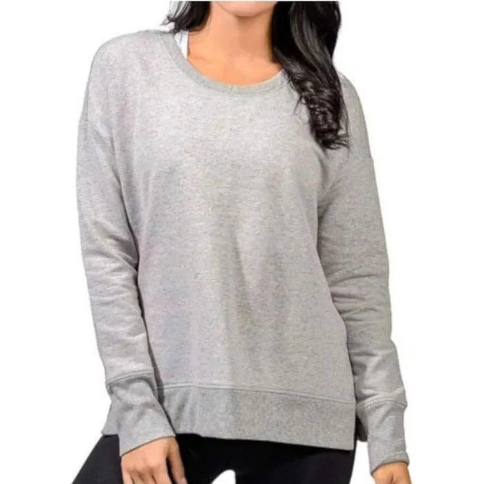 Active Life Women's Side Slit Modal Top (Medium) - Grey Confetti by Active Life - Refurbished - Brand New condition
