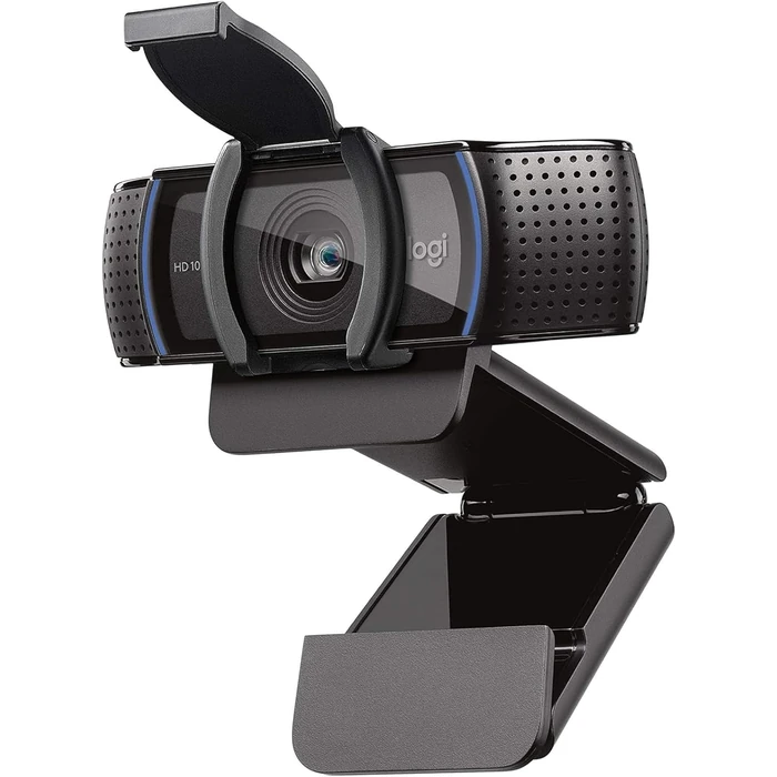 Logitech C920e HD 1080p Mic-Enabled Webcam, Certified for Zoom, Microsoft Teams Compatible, TAA Compliant (Renewed) by Logitech - Refurbished condition