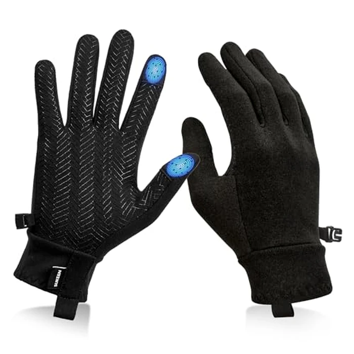 Sukeen Lightweight Running Gloves for Women Touchscreen Anti-Slip Liner Gloves Winter Warm Gloves for Cycling, Driving, Soccer by Sukeen - Image 1