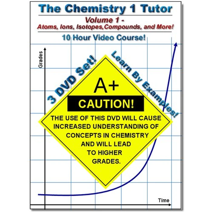 The Chemistry 1 Tutor: Volume 1 - 10 Hour Course! by MathTutorDVD.com - Image 1