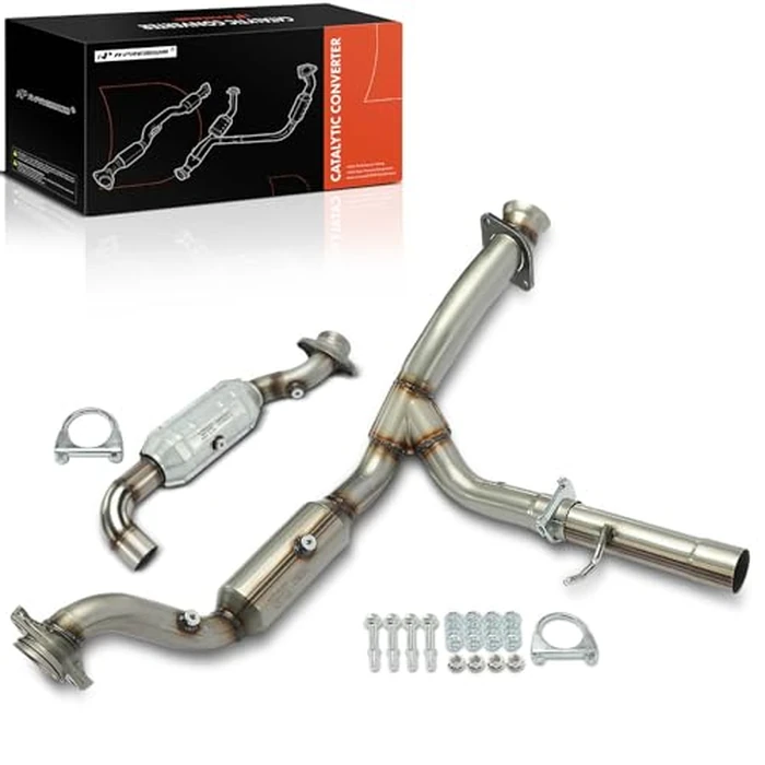 A-Premium Left and Right 2-PC Catalytic Converter Kit Direct-Fit Compatible with Ford F-150 F150 2015-2020 2.7L, EPA Compliant by A-premium - Used - Acceptable condition - CA$299.17