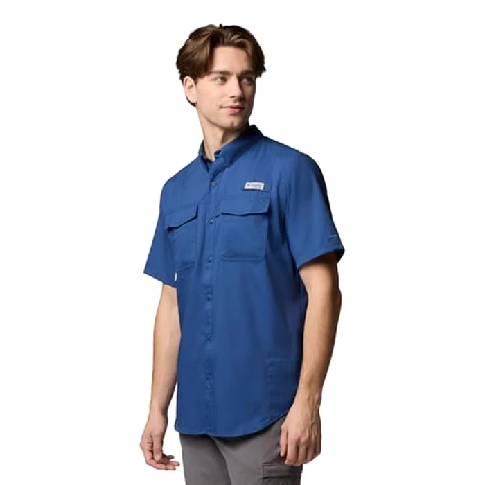 Columbia Mens Blood and Guts V Short Sleeve Shirt, Carbon, Large by Columbia - Image 3