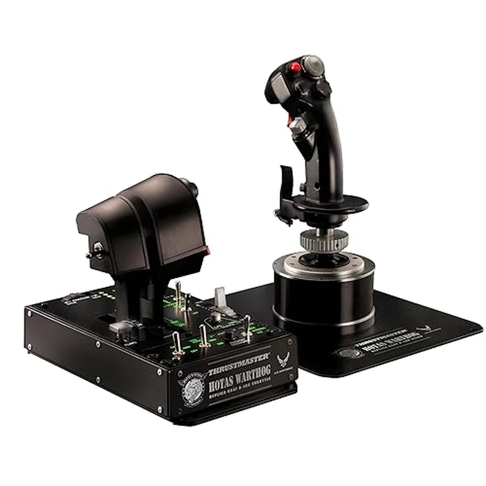 Thrustmaster HOTAS Warthog Flight Stick and Throttle - Metal Dual Throttle System, Official Replica of the U.S Air Force A-10C Aircraft Controls, Precision Flight Simulator Controller for PC by Thrustmaster - Used - Like New condition - US$475.67